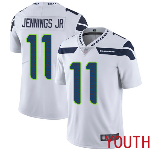 Seattle Seahawks Limited White Youth Gary Jennings Jr. Road Jersey NFL Football #11 Vapor Untouchable->women nfl jersey->Women Jersey